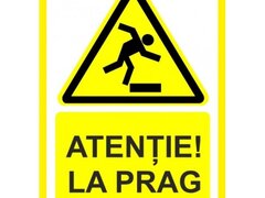 Placuta atentie la prag
